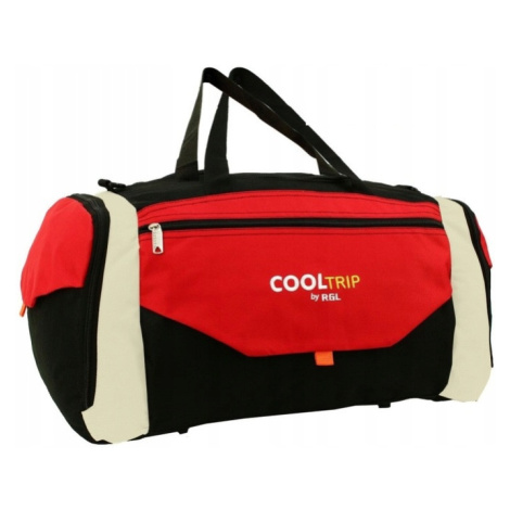 Červeno-čierna cestovná taška na rameno "Packer" - veľ. M, L, XL