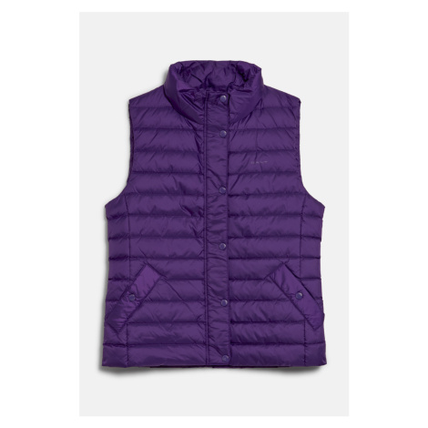 VESTA GANT LIGHT DOWN VEST PANSY PURPLE