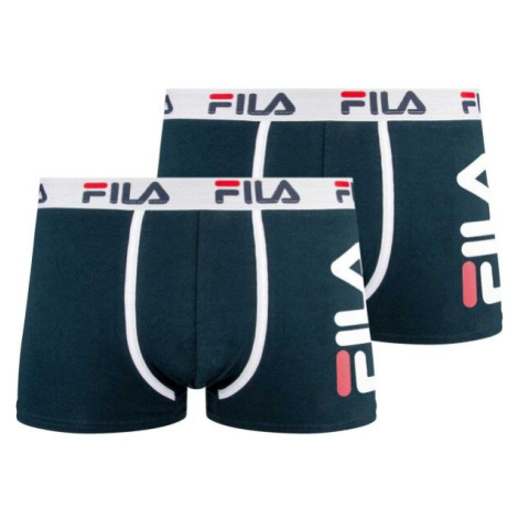 Fila BOXER 2-PACK M Pánske boxerky, tmavo modrá, veľkosť