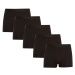 5PACK pánske boxerky Nedeto čierne (5NB001)