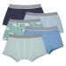 Petit Bateau  LOT BOXER X5  Boxerky Viacfarebná