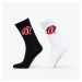 Urban Classics Rolling Stones Tongue Socks 2-Pack Black/ White