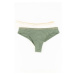 Dámske nohavičky 2 pack 163334 1A223 - 75910 - Zelená, biela - Emporio Armani zeleno-bílá