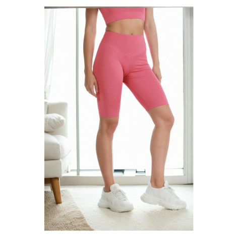 95111 Dewberry Sports Compact High Waist Short Leggings