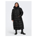 Čierny dámsky prešívaný zimný kabát JDY Duran