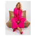 Fuchsia three-piece tracksuit with trousers