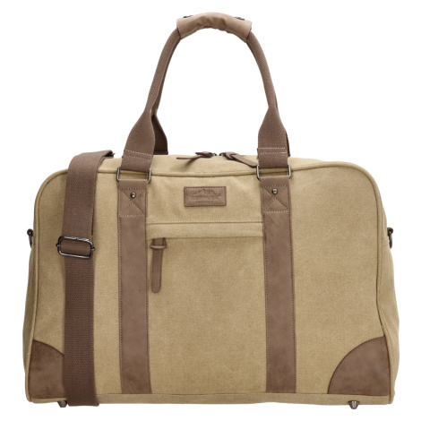 Beagles Originals cestovná taška canvas 34 L - khaki