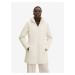 Cream Women's Lightweight Quilted Coat with Hood Tom Tailor Hybrid - Women