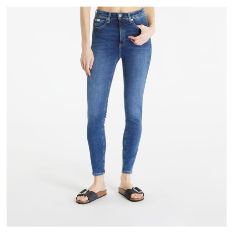 CALVIN KLEIN JEANS Calvin Klein Jeans High Rise Super Skinny Ankle Denim Dark