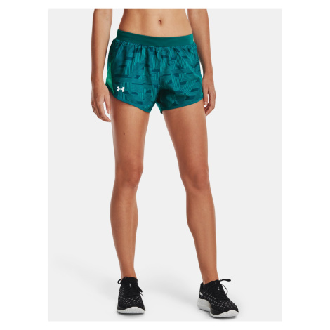 Under Armour Shorts UA Fly By 2.0 Printed Short -GRN - Women