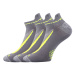 Voxx Rex 10 Unisex športové ponožky - 3 páry BM000000596300100252 šedá