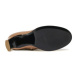 Calvin Klein Členková obuv Curved Stil Ankle Boot 80 HW0HW01541 Béžová