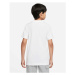 Nike U NSW TEE CORE BRANDMARK 1 Chlapčenské tričko, biela, veľkosť