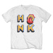 The Rolling Stones tričko Honk Letters Biela