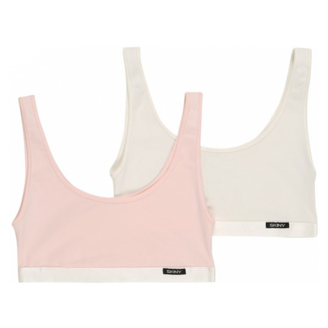 Skiny Podprsenka  púdrová / biela