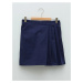 LC Waikiki By Your Fashion Style Girls' Navy Blue Shorts Skirt Basic Gabardine