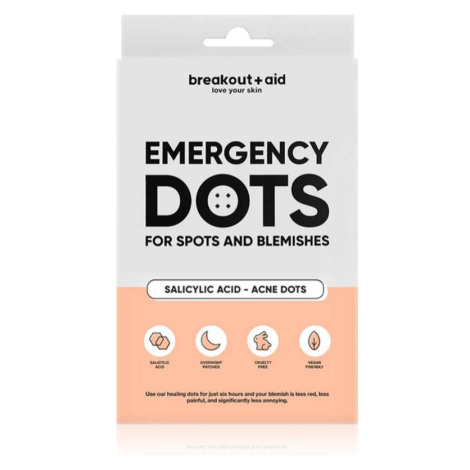 My White Secret Breakout + Aid Emergency Dots lokálna starostlivosť proti akné na tvár, dekolt a