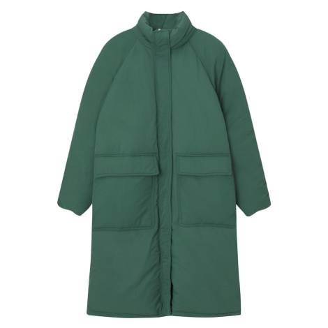 Pull&Bear Prechodný kabát  zelená Pull & Bear