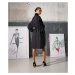 Šaty Karl Lagerfeld Huns Pick Kl Necktie Dress Čierna