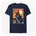 Queens Star Wars Obi-Wan - Komically Kenobi Unisex T-Shirt Navy Blue