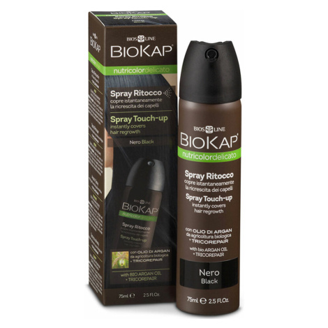 BIOKAP Spray Touch Up krycí spej Čierny 75 ml