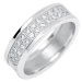 Brilio Silver Blyštivý prsteň so zirkónmi 426 001 00514 04 51 mm