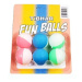TIBHAR-Tibhar Funballs, x6, bicoloured Mix