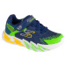 Tmavomodré chlapčenské tenisky Skechers S-Lights: Flex-Glow Bolt 400138L-NVMT