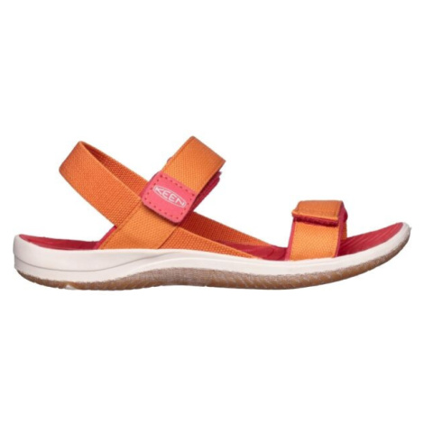 Keen ELLE BACKSTRAP YOUTH Dievčenské sandále, oranžová, veľkosť 38