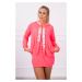 Oversize Hooded Dress Light Neon