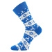 Lonka Elfi Unisex ponožky s vianočným motívom BM000002822200100638 modrá