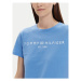 Tommy Hilfiger Tričko Logo WW0WW40276 Modrá Regular Fit