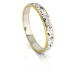 Art Diamond Pánsky bicolor snubný prsteň zo zlata AUG303 mm