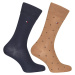 2PACK pánske ponožky Tommy Hilfiger viacfarebné (701224898 002)