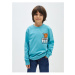 LC Waikiki Crew Neck Printed Long Sleeve Boy's Sweatshirt