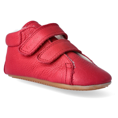 Barefoot zimná obuv Froddo - Prewalkers Sheepskin Red