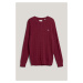 SVETER GANT COTTON CABLE C-NECK WINE RED