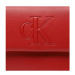 Calvin Klein Jeans Kabelka Sculpted Boxy Flap Cb19 Pipping K60K610306 Červená