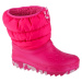 Tmavoružové snehule Crocs Classic Neo Puff Boot Kids 207684-6X0