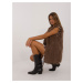 Brown fur vest with lining