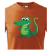 Detské tričko s potlačou krokodíla - tričko pre milovníkov zvierat