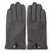 Čierne kožené rukavice pre pánov