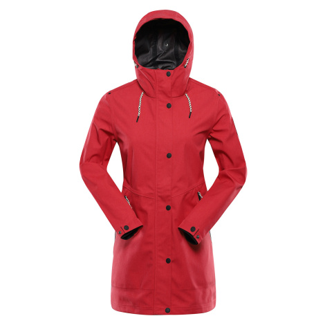 Women's waterproof coat with ptx membrane ALPINE PRO PERFETA chilli