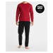 Men's pyjamas ATLANTIC - black/red