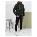 Men's Camouflage Hooded Sweatshirt Black Dstreet