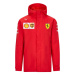 Ferrari pánska bunda s kapucňou rain red F1 Team 2020