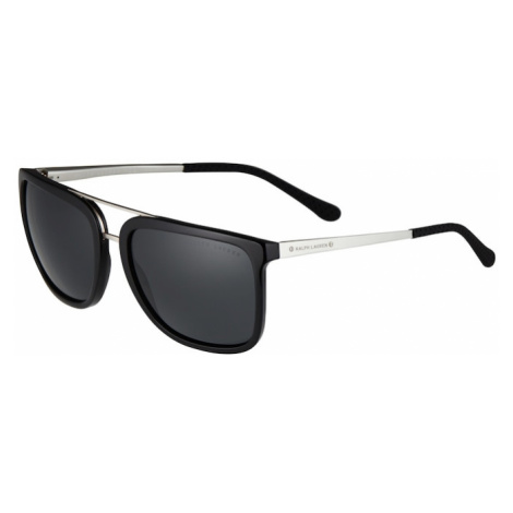 Ralph Lauren Slnečné okuliare '0RL8164'  čierna / strieborná