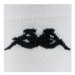 Kappa Súprava 3 párov vysokých ponožiek unisex 708068 Biela