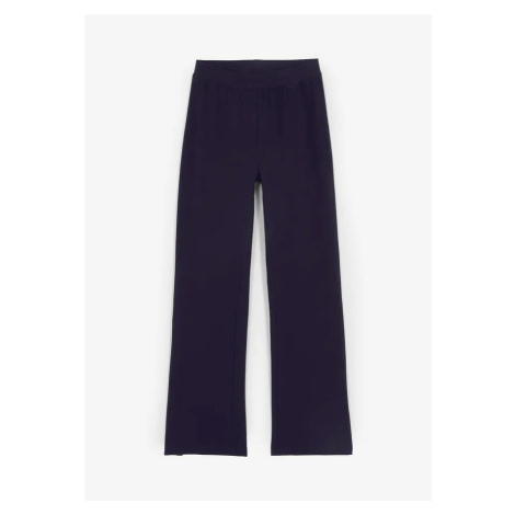 Rozšírené dievčenské nohavice s rozparkami bonprix