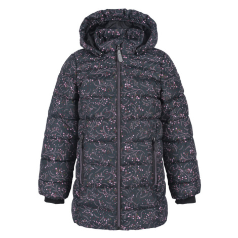 COLOR KIDS-jacket quilted, AOP, AF 8.000, phantom Čierna